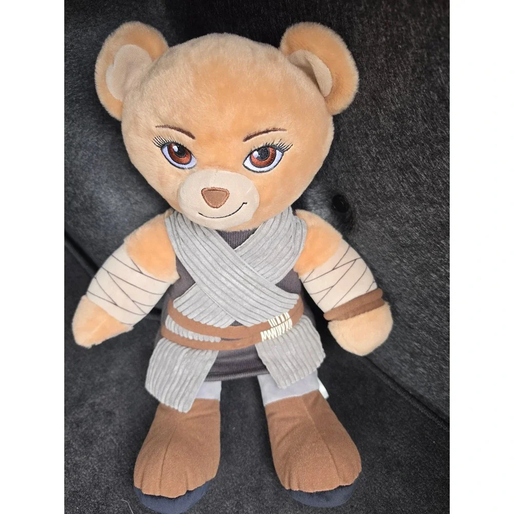Build-A-Bear Star Wars Rey Teddy Bear Plush Scavenger Outfit Collectible Tan